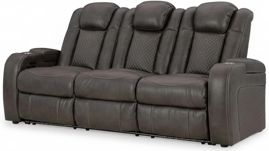Next-Gen Durapella Dark Gray faux leather color